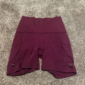 Burgundy Gymshark Shorts